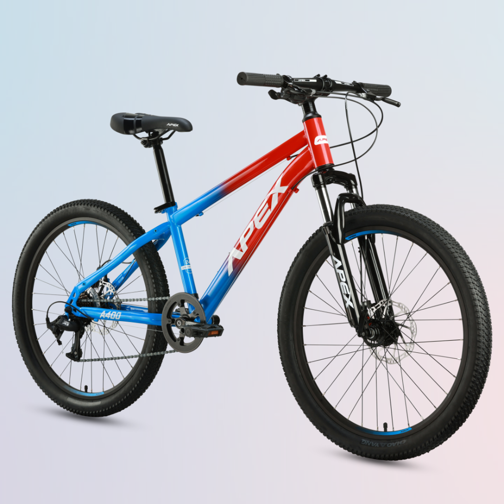 A400 Boys MTB Bicycle 24 Wheels Suited to Boys Ages 7 11 Apex Bicycles