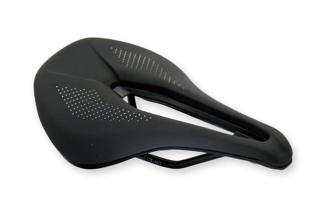 Apex Parts Ergo Saddle Black Dual Density | Category: Components & Spares | SKU: SD-5003-BLK | Barcode: 687398779000